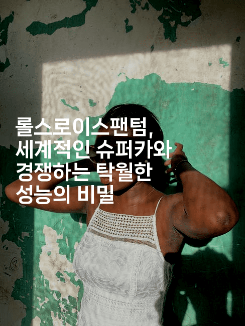 롤스로이스팬텀, 세계적인 슈퍼카와 경쟁하는 탁월한 성능의 비밀2-빠르마