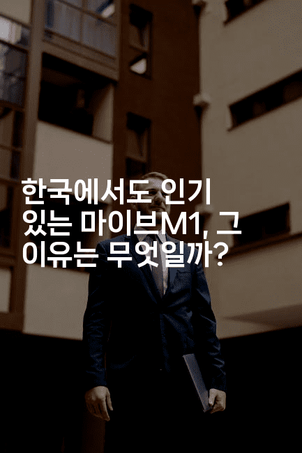 한국에서도 인기 있는 마이브M1, 그 이유는 무엇일까?2-빠르마