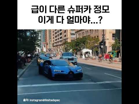 한국이랑은 천지차이인 해외 슈퍼카 정모