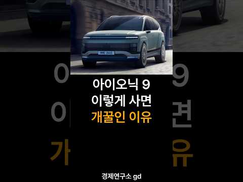 아이오닉9 이렇게 사면 개꿀인 이유